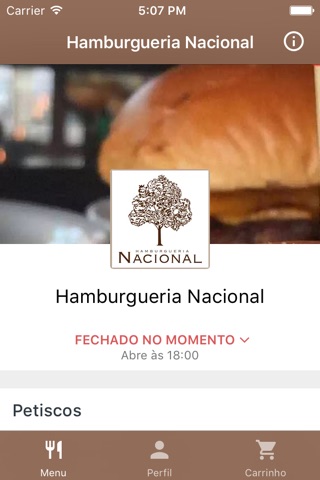 Hamburgueria Nacional Delivery screenshot 2