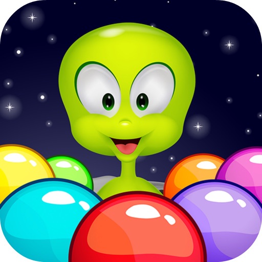 Bubble Alien Space iOS App