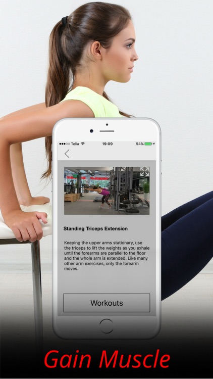 Triceps Exercises & Arm Workouts Training Routine screenshot-3