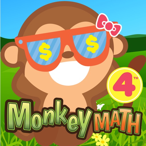 4th Grade Math Curriculum Monkey School icon