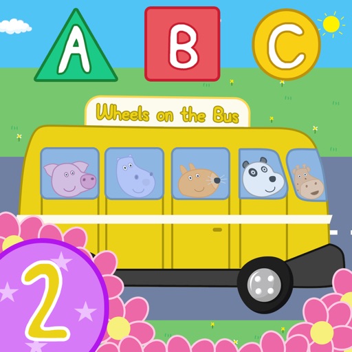 ABC Phonic : Spelling & Shape pig Wheels On th Bus Icon