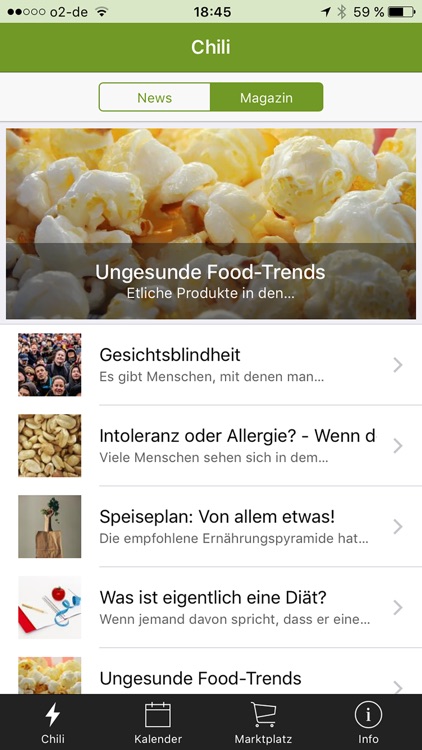 Chili die App