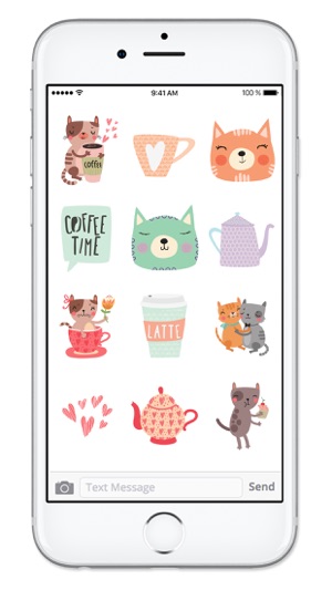 Cats and Coffee Sticker Pack(圖3)-速報App