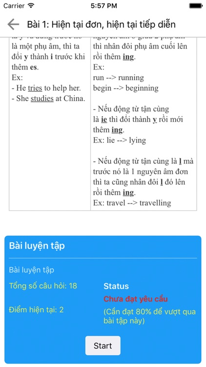 Ngữ Pháp Tiếng Anh - Offline screenshot-3