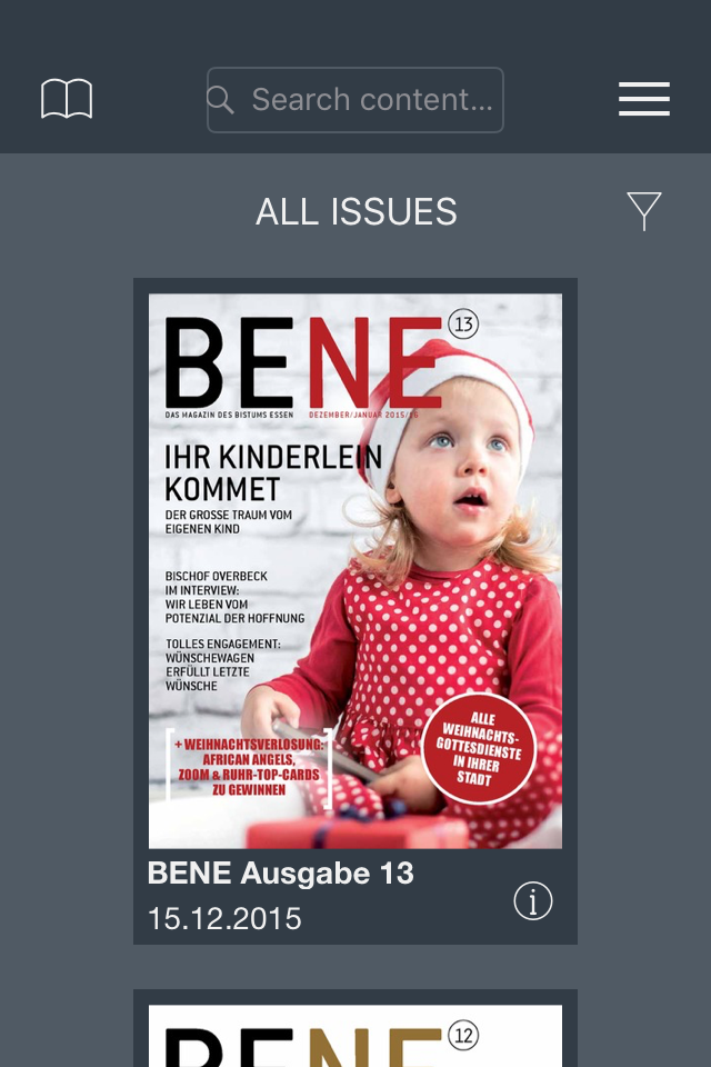 BENE Magazin des Bistums Essen