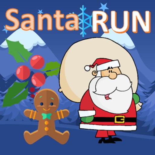 Super Santa Run games in science Icon
