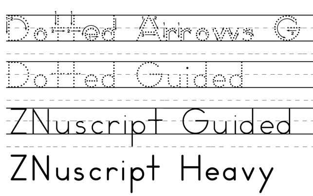 ZNuscript for Zaner-Bloser Elementary Letters(圖4)-速報App