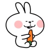 Smiling Rabbit Animated Emoji Stickers