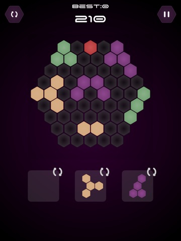 Pop Hexagon : Neon screenshot 2