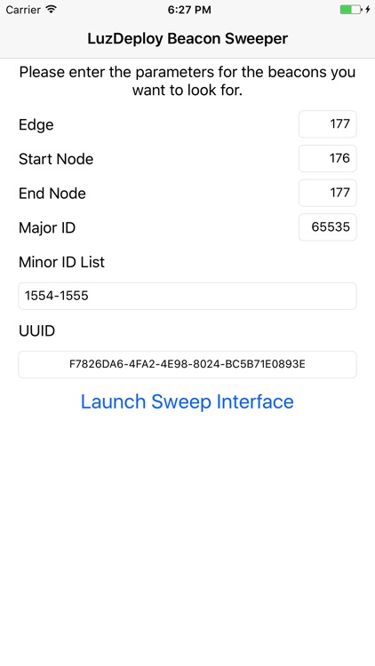 LuzDeploy Data Sampler