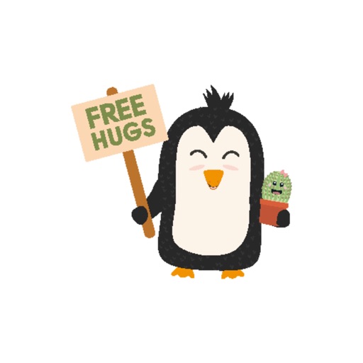 Cute Penguins Animal Stickers stickers icon