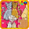 Cats And Dog Puzzle Game