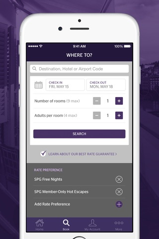 SPG: Starwood Hotels & Resorts screenshot 2