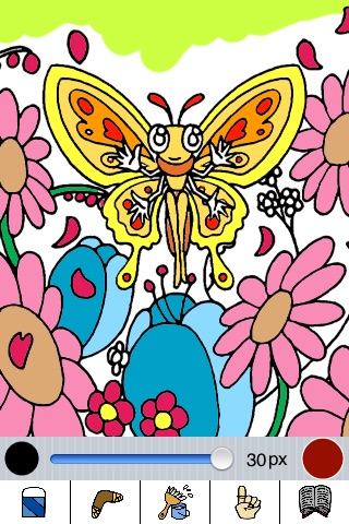 Insect Coloring ~Bugs in Wonderland~ for iPhone screenshot 3