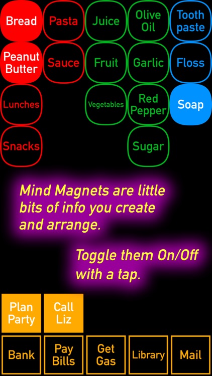 Mind Magnets Info Organizer—Visual Grid Checklists screenshot-1
