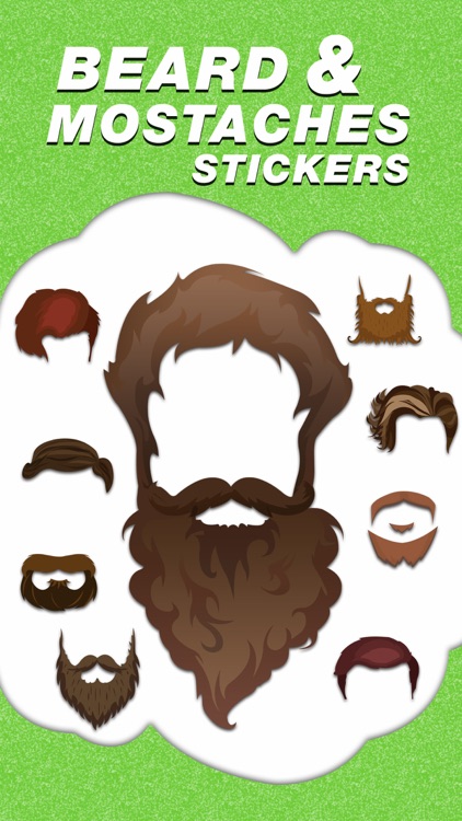 Classic Hipsters Mustache Sticker Pack