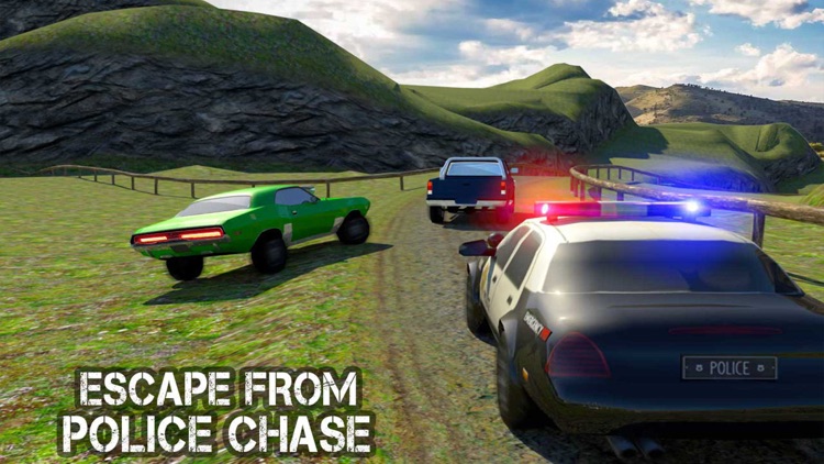 Offroad Police Car Chase Prison Escape Racing Game