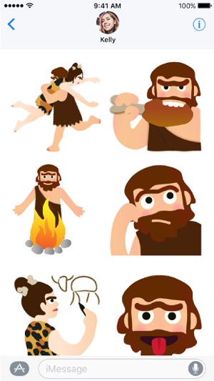 Cavemen Emoji(圖2)-速報App