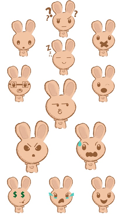 Weird Rabbit Stickers