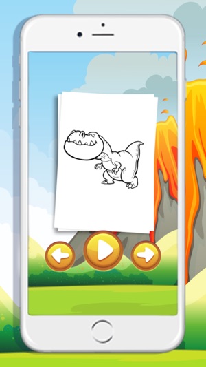 Dinosaur T Rex coloring book for kids(圖3)-速報App
