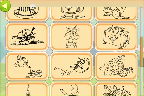 Food Coloring Pages For Kids screenshot 4