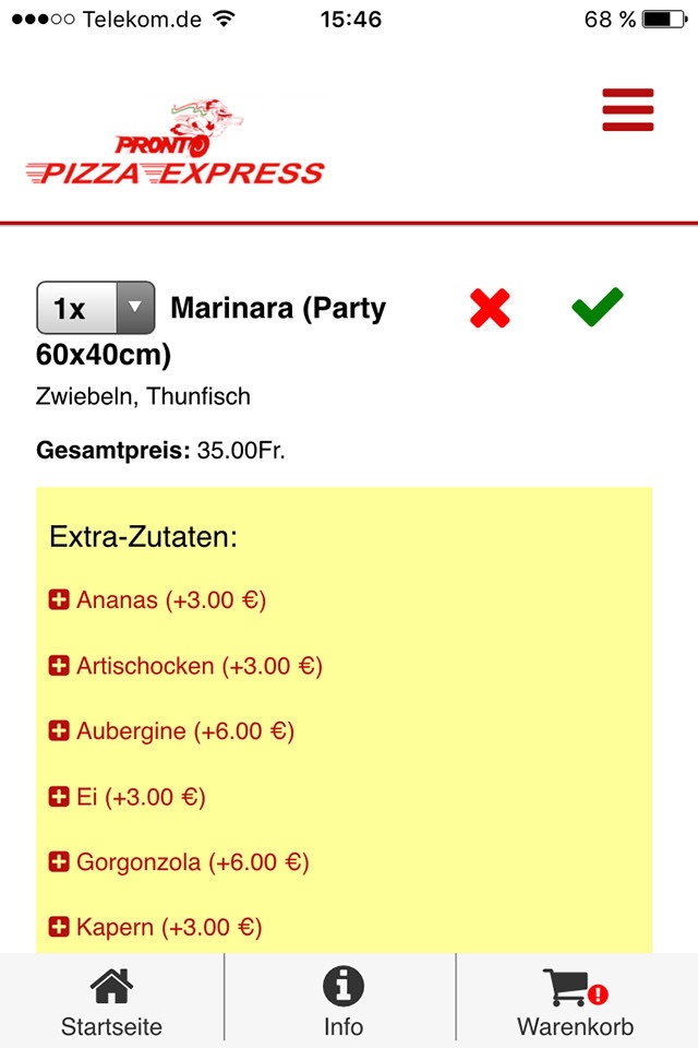 Pronto Pizza Konstanz screenshot 3