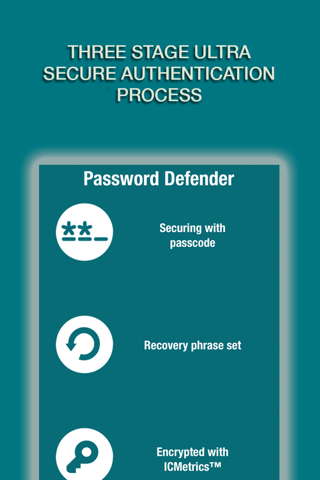 ICMetrics Password Defender screenshot 2