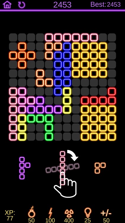 Neon Poly - Hexa Puzzle Game