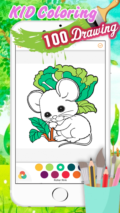 How to cancel & delete Cute Hamster Coloring Book Drawing for Kid from iphone & ipad 4