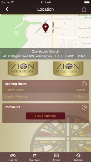 Zion Baptist Church DC(圖2)-速報App