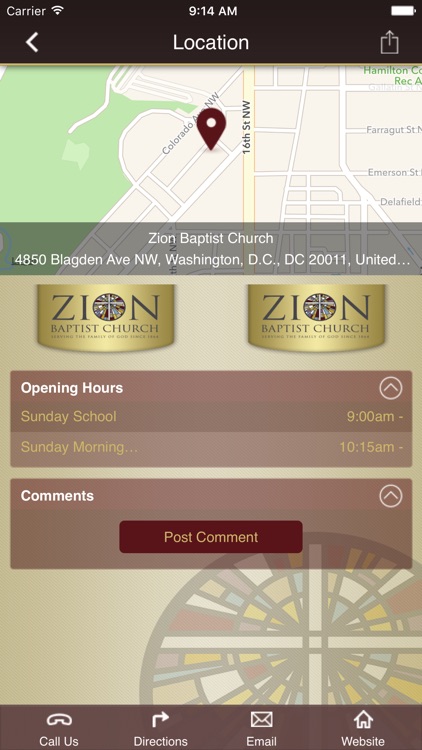 Zion Baptist Church DC
