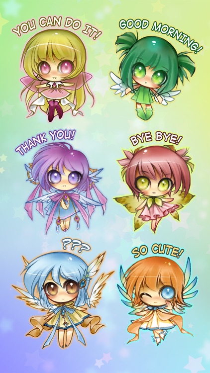 Anime Fairy Stickers screenshot-3