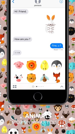 Animals Stickers & Emoji Keyboard By ChatStick(圖2)-速報App