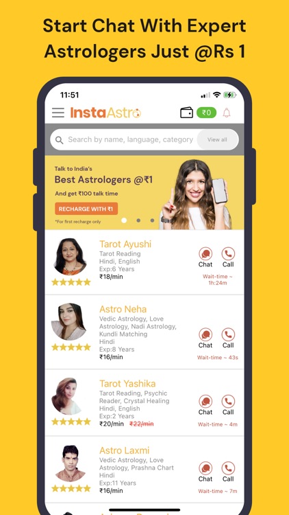 InstaAstro: Talk to Astrologer by MANK Technology Private Limited