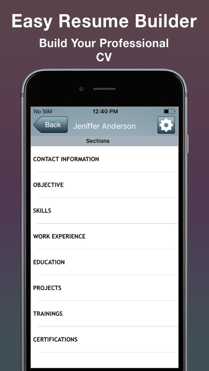 Easy Resume Builder : CV Maker