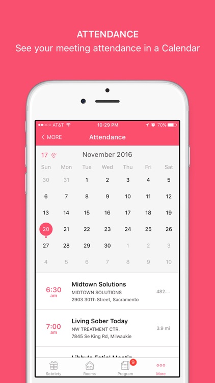 Pink Cloud: Alcoholics Anonymous Meeting Finder screenshot-3