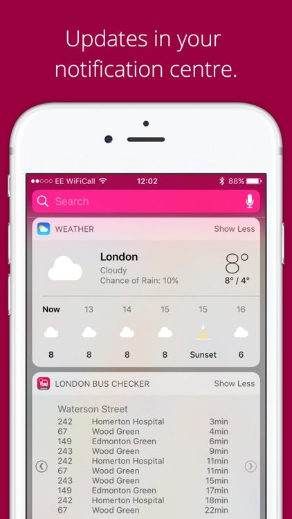 London Bus Checker - Live bus times at every stop. screenshot-4