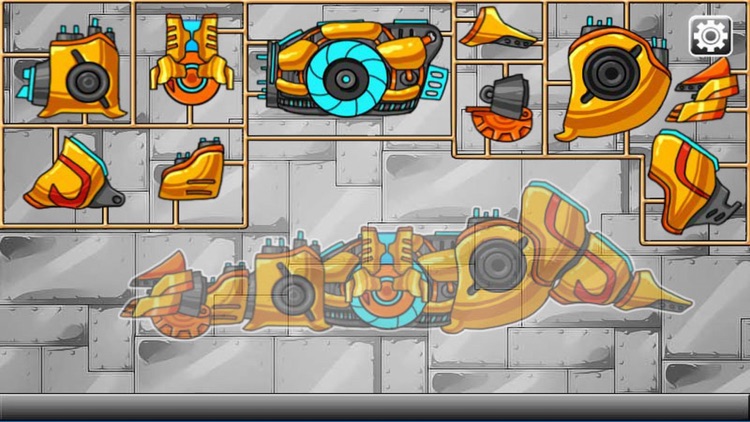 Combine! Dino Robot - Stego Gold