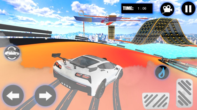 Flying Car Stunts - Car Games screenshot-5