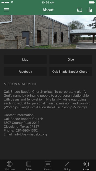 Oak Shade Baptist Church screenshot 3