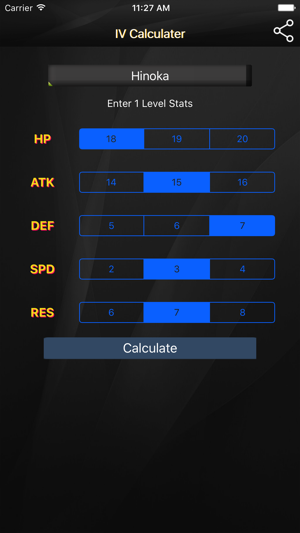 IV Calculator for Fire Emblem Heroes +