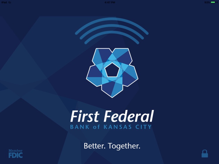 First Federal Mobile Banking for iPad