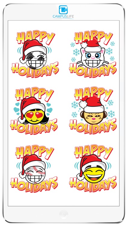 Happy Holidays Sticker Pack
