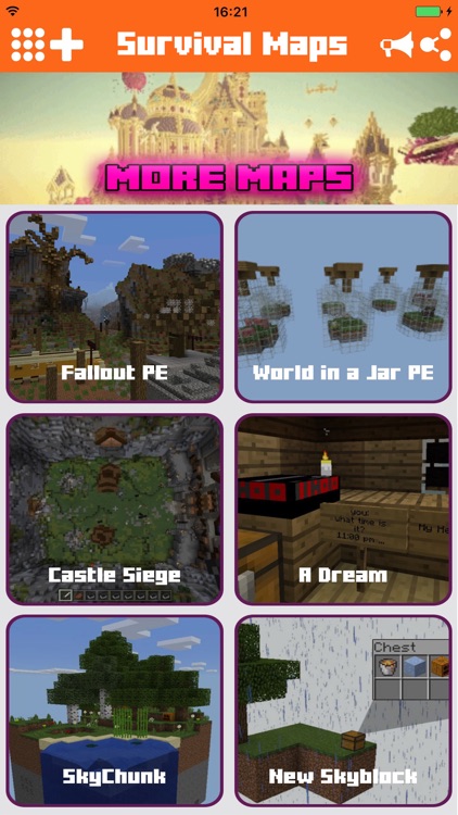 Maps for Minecraft - Survival forgt Pocket Edition