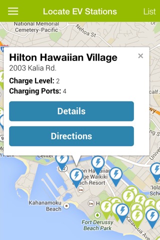 EV Stations Hawaii screenshot 2