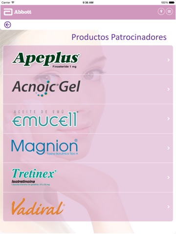 Dermatología CAD y Sudamérica for iPad screenshot 3