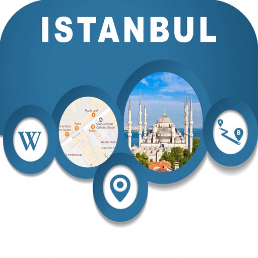 Istanbul Turkey Offline City Maps Navigation icon