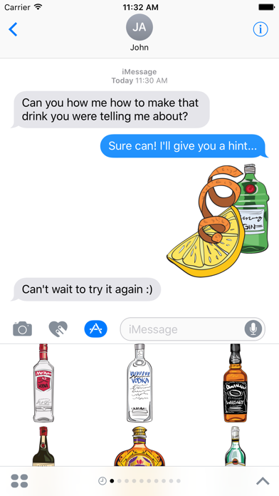 How to cancel & delete Drinking and Liquor Stickers from iphone & ipad 4