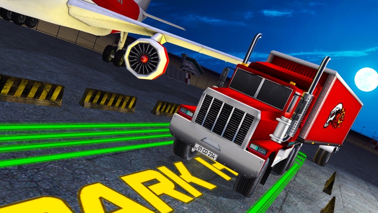 Airport Airplane Cargo Truck Parking Simulator 3D screenshot-4