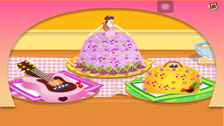 Cake Story - dress up kids games